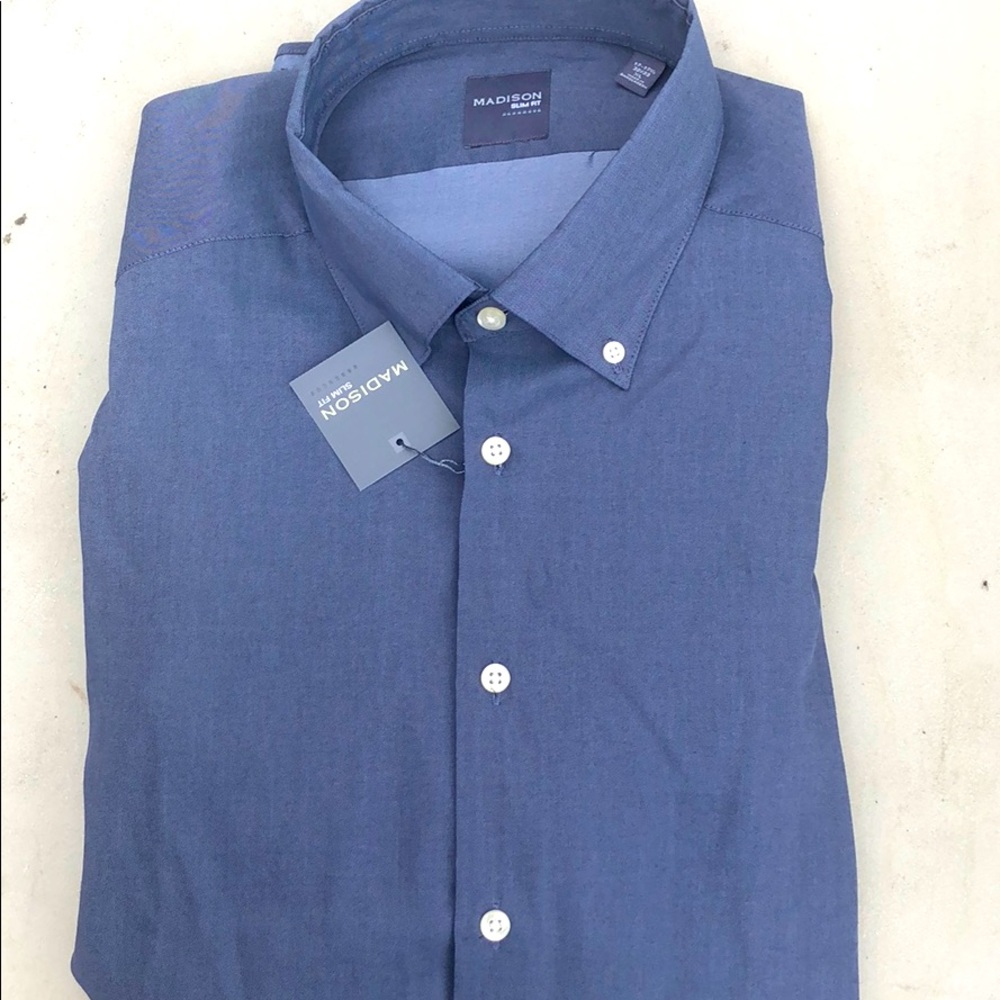 NWT Men’s Madison Dress Shirt - XL slim